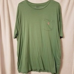 2/$20 Polo by Ralph Lauren Front Pocket Green XXL